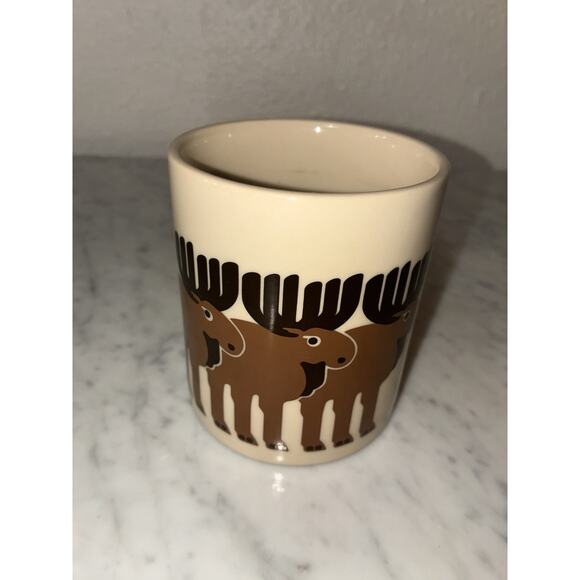 Vintage Taylor And Ng Brown Moose Cups Set of 3 Mugs - Picture 3 of 8